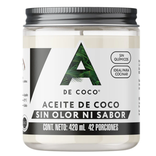[056916] Aceite Coco A De Coco Sin Olor Ni Sabor 420Ml