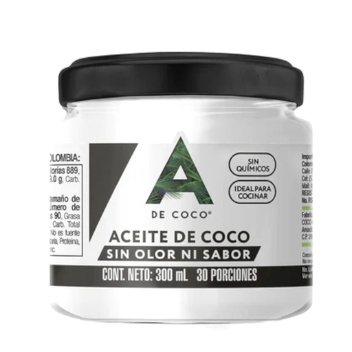 [056917] Aceite Coco A De Coco Sin Olor Ni Sabor 300Ml