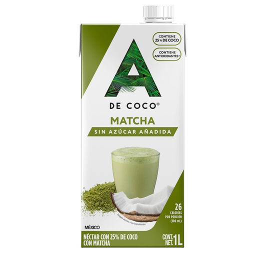 [056918] Bebida Coco A De Coco Matcha Tetrapak 1000Ml