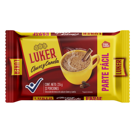 [056982] Chocolate Luker Clavos Y Canela 224Gr