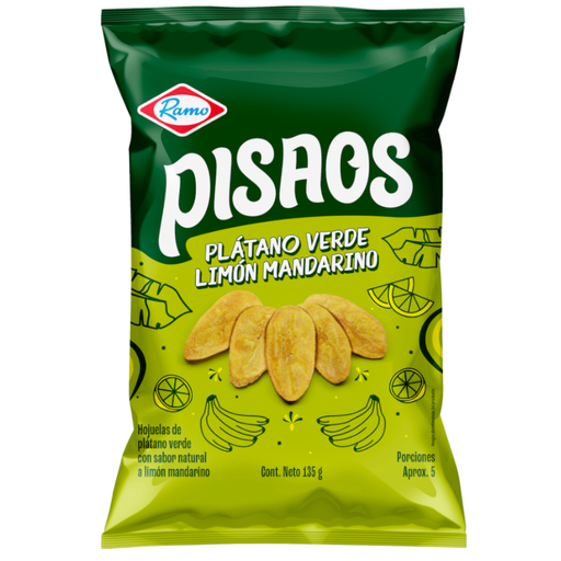 [057006] Plátano Verde Pisaos Limón Mandarino 135Gr