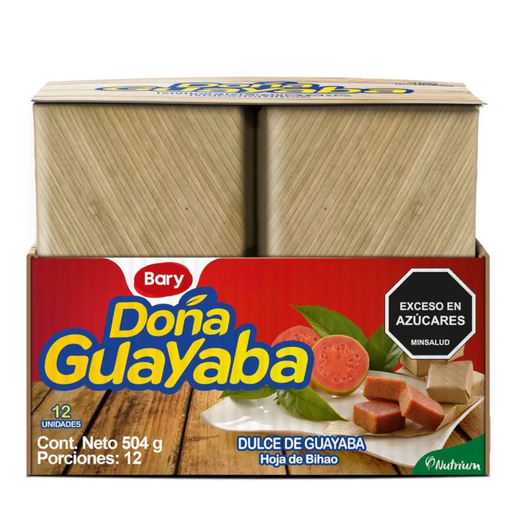 [057013] Dulce De Guayaba Doña Guayaba Bary 12 Unidades 504Gr