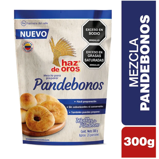 [057025] Mezcla Para Preparar Pandebonos Haz De Oros  300Gr