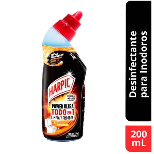 [057029] Limpiador Liquido Harpic Power Ultra Todo En 1 Original 200Ml