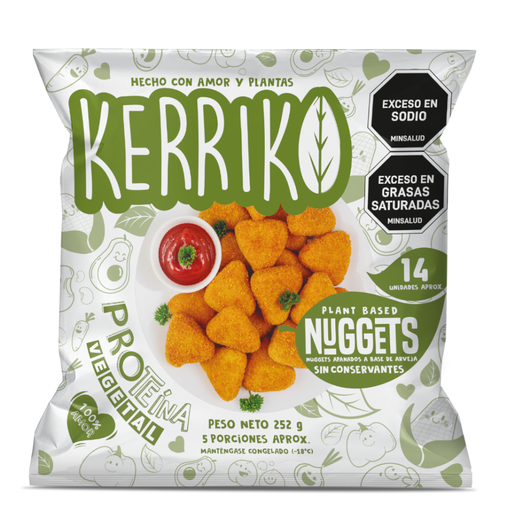 [057076] Nuggets Apanados A Base De Arveja Kerriko 252Gr