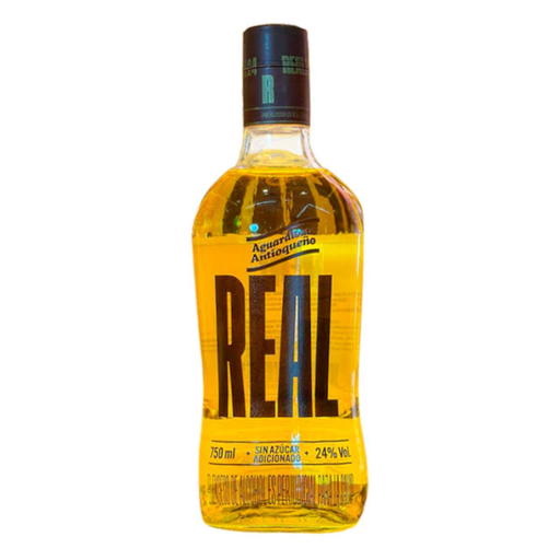 [057108] Aguardiente Amarillo Real Sin Azúcar 750Ml