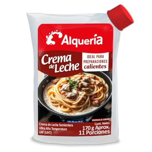 [057110] Crema De Leche Alqueria Doypack Preparaciones Calientes 170Gr