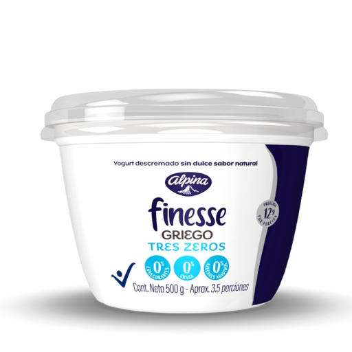 [057136] Yogurt Griego Alpina Finesse Tres Zeros 500Gr