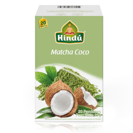 [057192] Infusión Hindú Matcha Coco 20 Unidades 26Gr