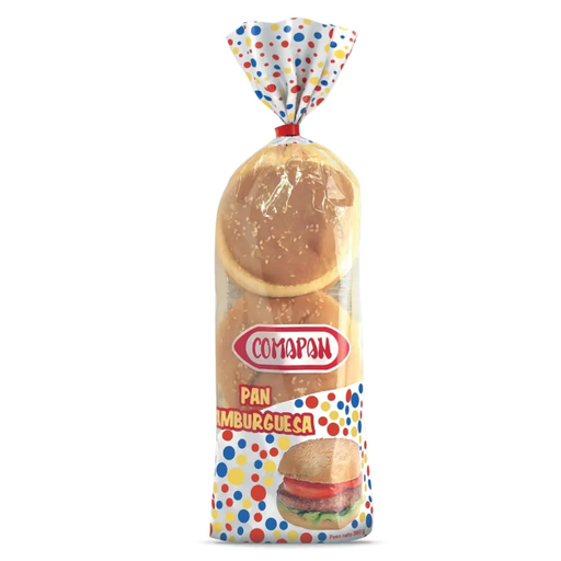 [019961] Pan Hamburguesa Comapan 6 Unidades 390Gr