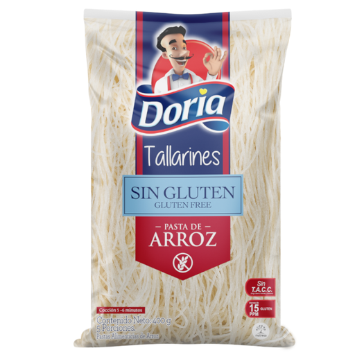 [057222] Tallarines Doria Sin Gluten De Arroz 400Gr