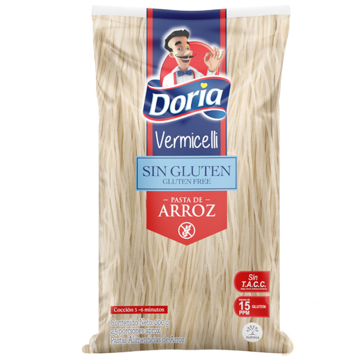 [057223] Vermicelli Doria Sin Gluten De Arroz 200Gr