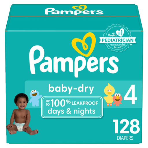 [057277] Pañal Pampers Baby Dry Etapa 4 128 Unidades