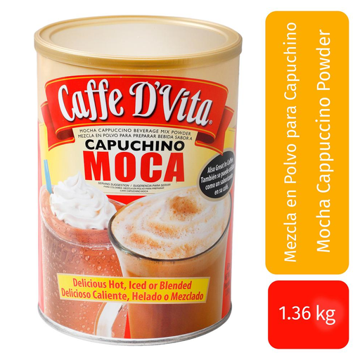 [057326] Caffe D'vita Capuchino Moca  Lata 1.36Kg