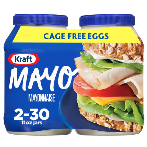 [057329] Mayonesa De Huevos De Gallina Kraft 2 Unidades 887Ml