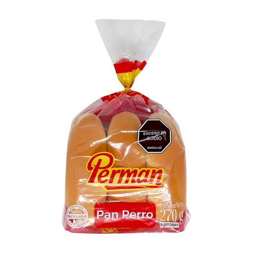 [057352] Pan Perro Perman 6 Unidades 270Gr