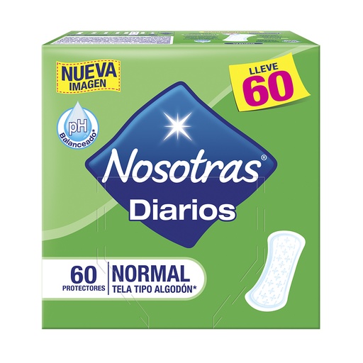 [000671] Protectores Nosotras Diarios Normal 60 Unidades