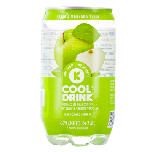 [057368] Agua  Saborizada  Cool Drink Manzana Verde 340Ml