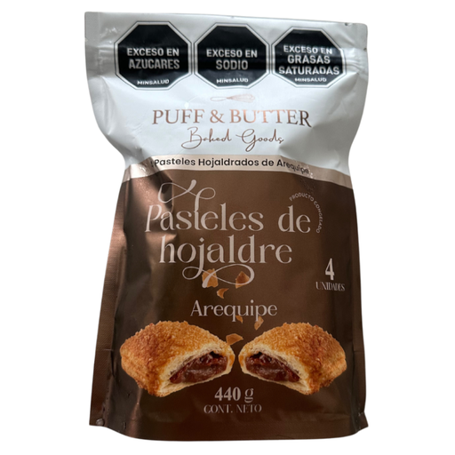 [057377] Pastel De Hojaldre Arequipe  Puff Y Butter 4 Unidades 440Gr