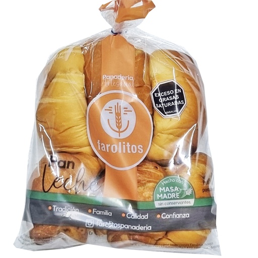 [057380] Pan De Leche Farolitos 6 Unidades 460Gr