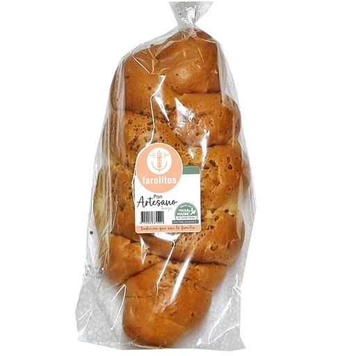 [057387] Pan Artesano Trenza Farolitos 390Gr