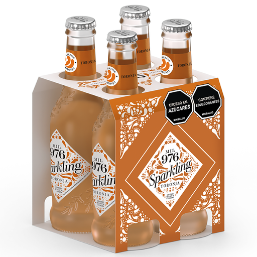 [057428] Agua Sparkling Toronja Mil976 207Ml 4 Unidades