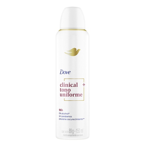 [057457] Desodorante Dove Clinical Tono Uniforme Aerosol 150Ml