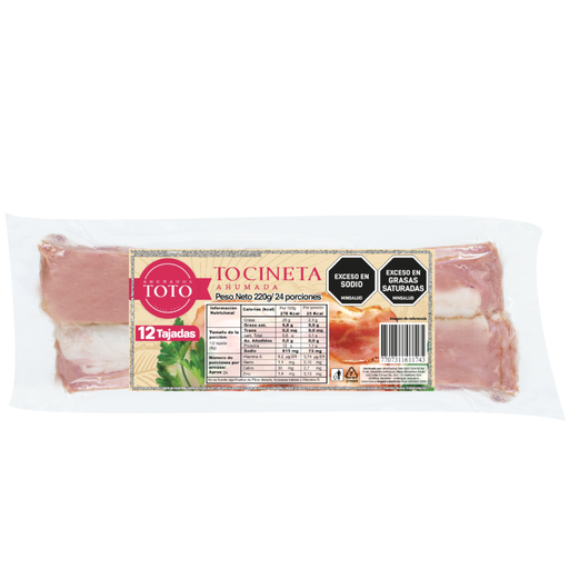 [057473] Tocineta Ahumada Toto 430Gr