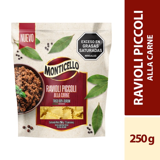 [057476] Ravioli Piccoli Monticello Alla Carne 250Gr
