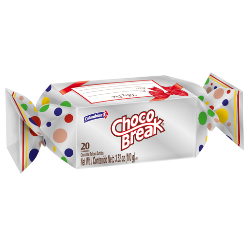 [049167] Estuche Chocobreak  20 Unidades 100Gr