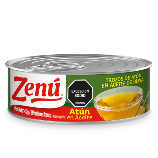 [057535] Trozos De Atún Zenú En Aceite De Oliva 140Gr