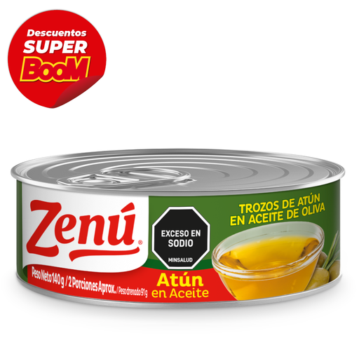 [057535] Trozos De Atún Zenú En Aceite De Oliva 140Gr