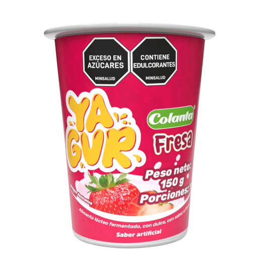 [023555] Yagur Fresa Colanta Vaso 150Gr