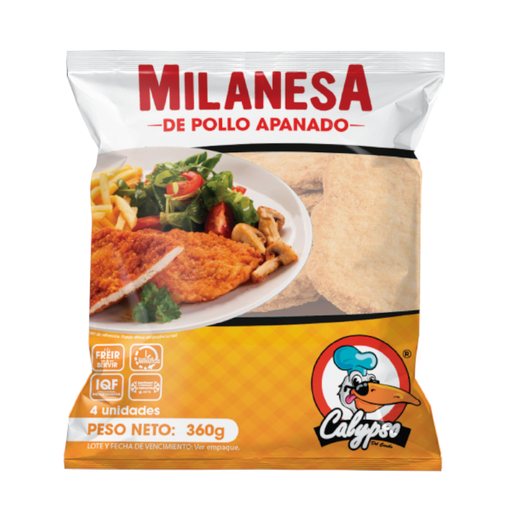 [057560] Milanesa De Pollo Apanado Calypso 360Gr