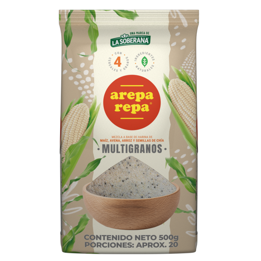[057562] Harina  Arepa Repa Multigranos La Soberana 500Gr
