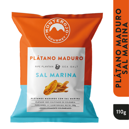 [057571] Plátano Maduro Sal Marina Monterojo 110Gr