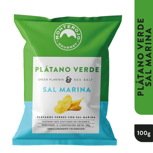 [057572] Plátano Verde Sal Marina Monterojo 100Gr