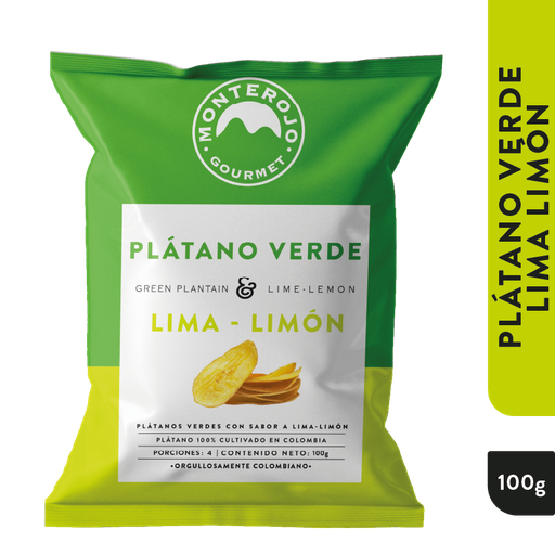 [057573] Plátano Verde Lima Limón Monterojo 100Gr
