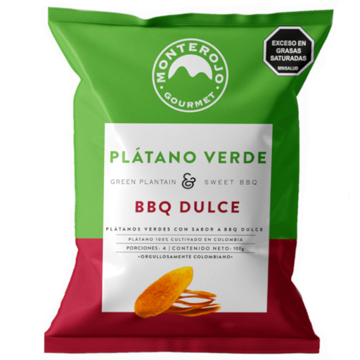 [057574] Plátano Verde BBQ Dulce Monterojo 100Gr