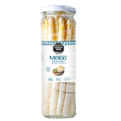 [057712] Espárragos Metoo Frasco 330Gr