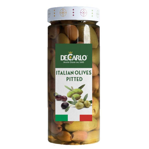 [057590] Aceitunas Sin Semilla DeCarlo Frasco 550Gr