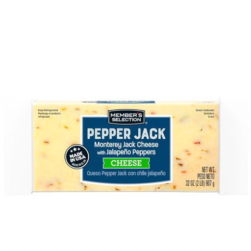 [057593] Queso Pepper Jack Jalapeño Members Selection 907Gr