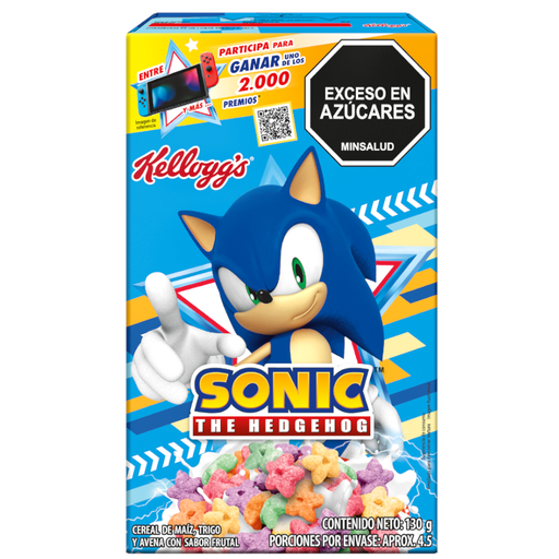 [057622] Cereal  Kellogg's Sonic 130Gr