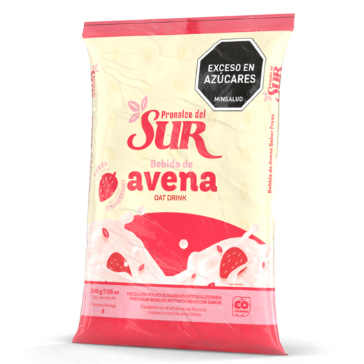 [057624] Avena En Polvo Pronalce Del Sur Sabor Fresa 200Gr