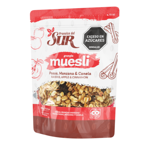 [057628] Granola Muesli Pasas Manzana Canela Pronalce Del Sur 350Gr