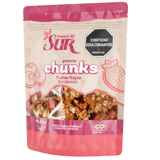 [057630] Granola Chunks Frutos Rojos Pronalce Del Sur 250Gr