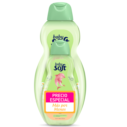 [014713] Shampoo Baby Soft Cabello Claro 400Ml + 200Ml Precio Especial