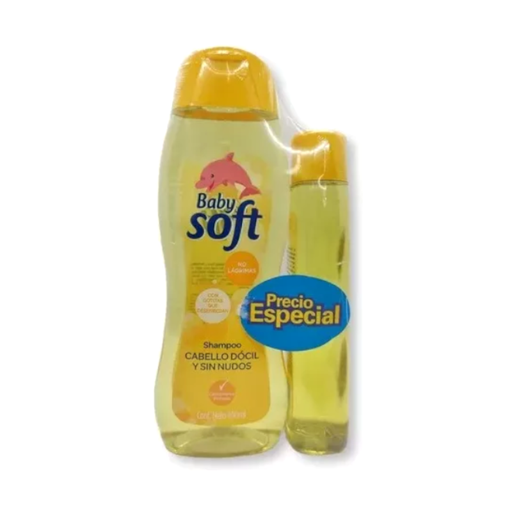 [020516] Shampoo Baby Soft Cabello Docil Y Sin Nudos  400Ml + 200Ml Precio Especial
