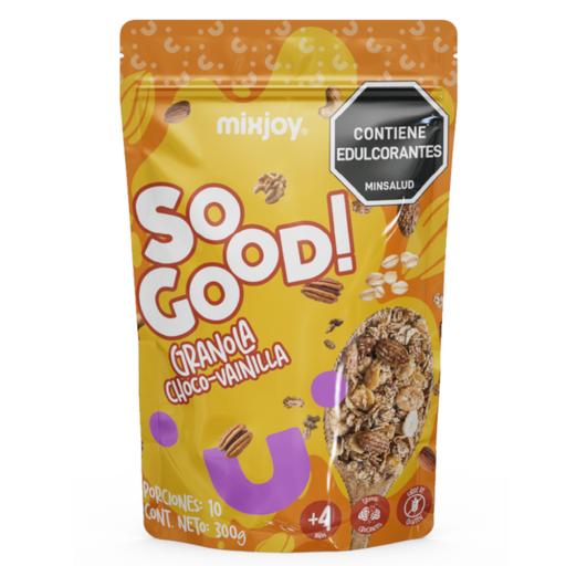 [057665] Granola Choco Vainilla So Good Mixjoy Doypack 300Gr