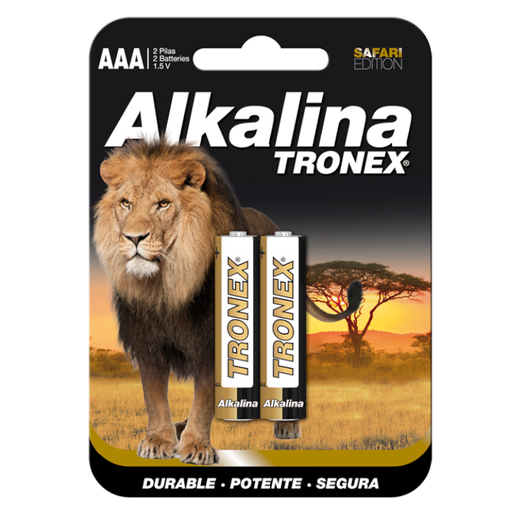 [057672] Pila Alkalina Tronex AAA Blister 2 Unidades